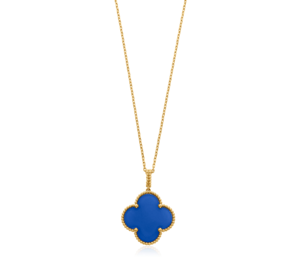 [Imperial] CLOVER 25MM NECKLACE TURQUOISE ROSE GOLD