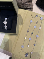 [Imperial] 25 NEW CLOVER 15 MOTIFS PURPLE CHALCEDONY