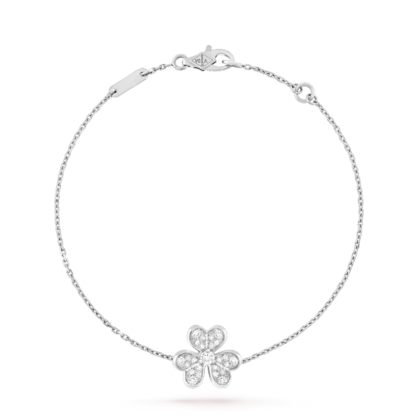 [Imperial] FRIVOLE SILVER FLOWER DIAMOND BRACELET