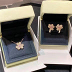 [Imperial] FRIVOLE ROSE GOLD FLOWER DIAMOND NECKLACE
