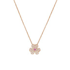 [Imperial] FRIVOLE ROSE GOLD FLOWER DIAMOND NECKLACE