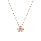[Imperial] FRIVOLE ROSE GOLD FLOWER DIAMOND NECKLACE
