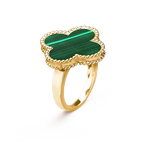 [Imperial] CLOVER MALACHITE RING