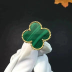 [Imperial] CLOVER MALACHITE RING
