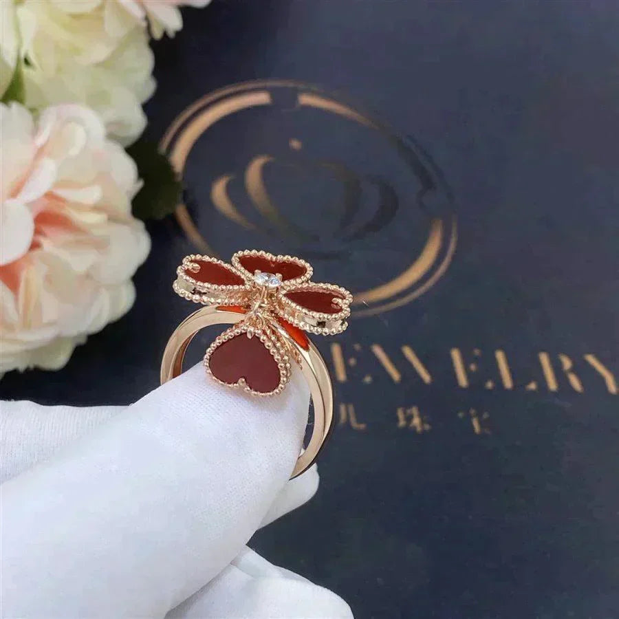 [Imperial] SWEET CLOVER CARNELIAN RING