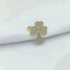 [Imperial] SWEET CLOVER WHITE MOP RING