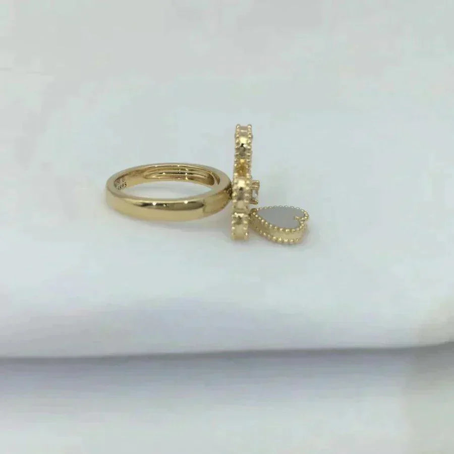 [Imperial] SWEET CLOVER WHITE MOP RING