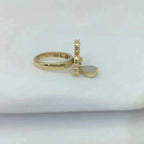 [Imperial] SWEET CLOVER WHITE MOP RING
