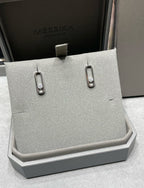 [Imperial] MOVE UNO SMALL 1 DIAMOND EARRINGS