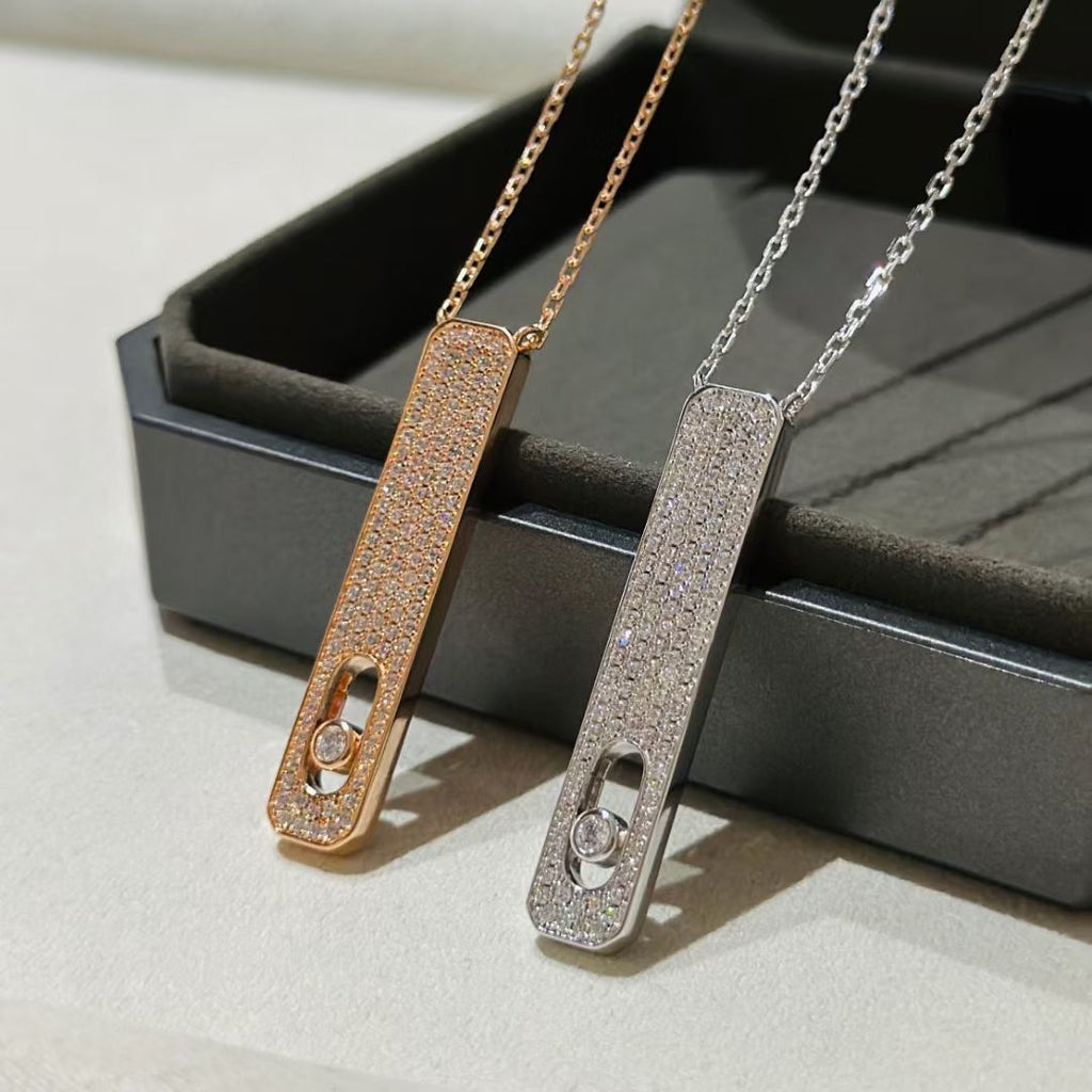 [Imperial] MY FIRST DIAMOND PAVED NECKLACE