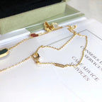 [Imperial] LUCKY SPRING 4 MOTIFS ROSE GOLD NECKLACE