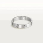 [Imperial] LOVE RING 4MM 1 DIAMOND SILVER