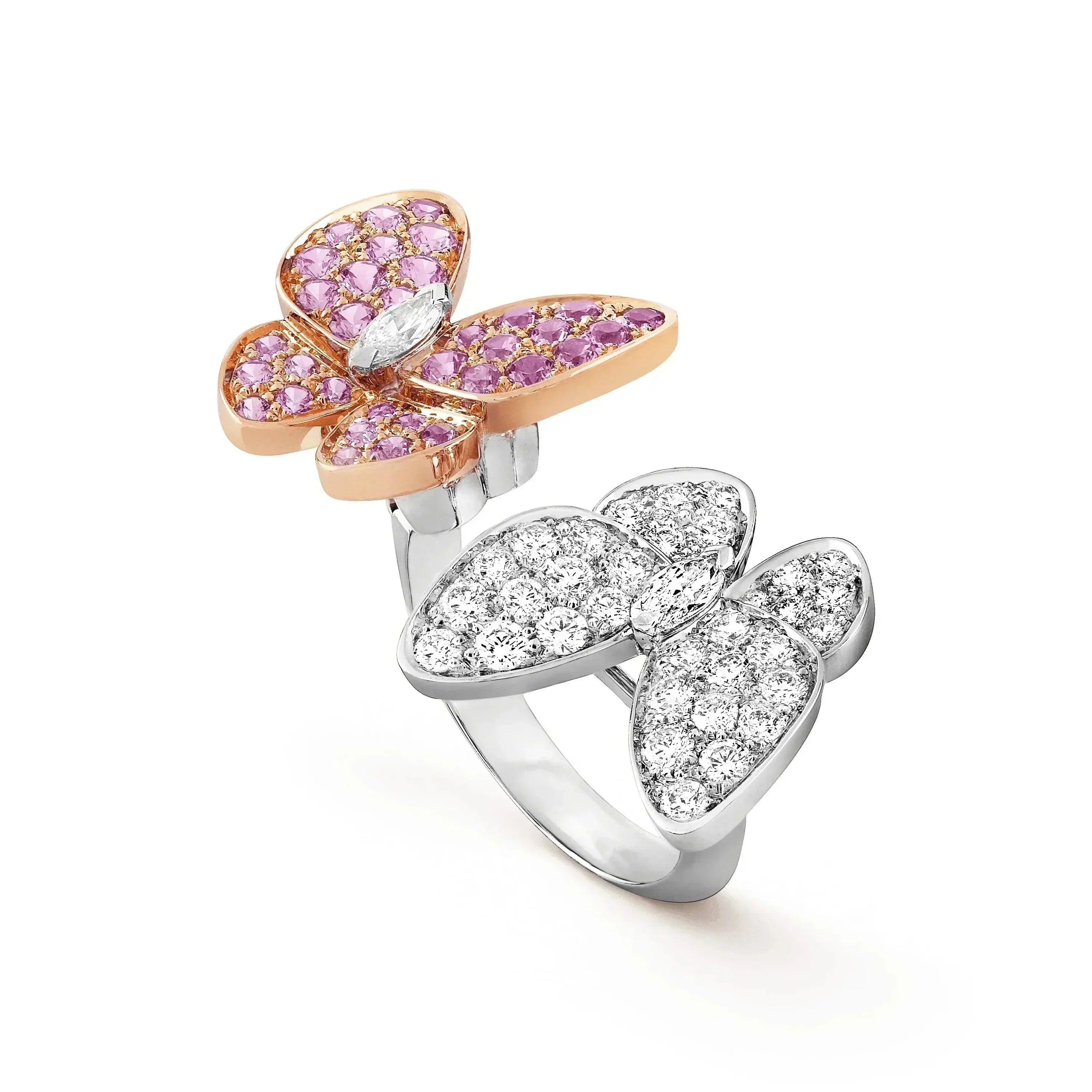 [Imperial] TWIN BUTTERFLY DIAMOND RING